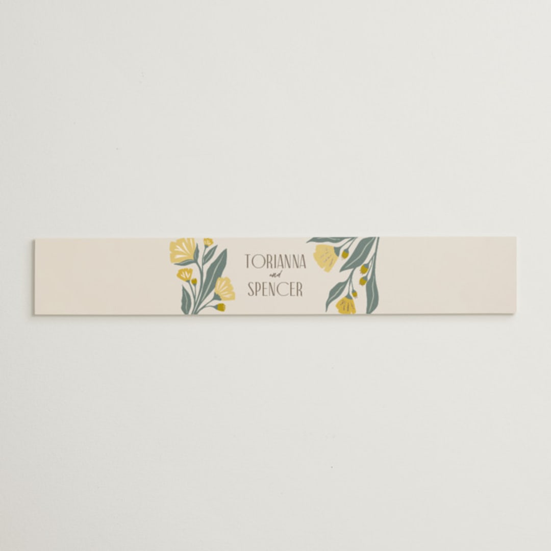 "storybook garden" - Belly Bands in Buttercup by Karidy Walker - Assembled with Invitation