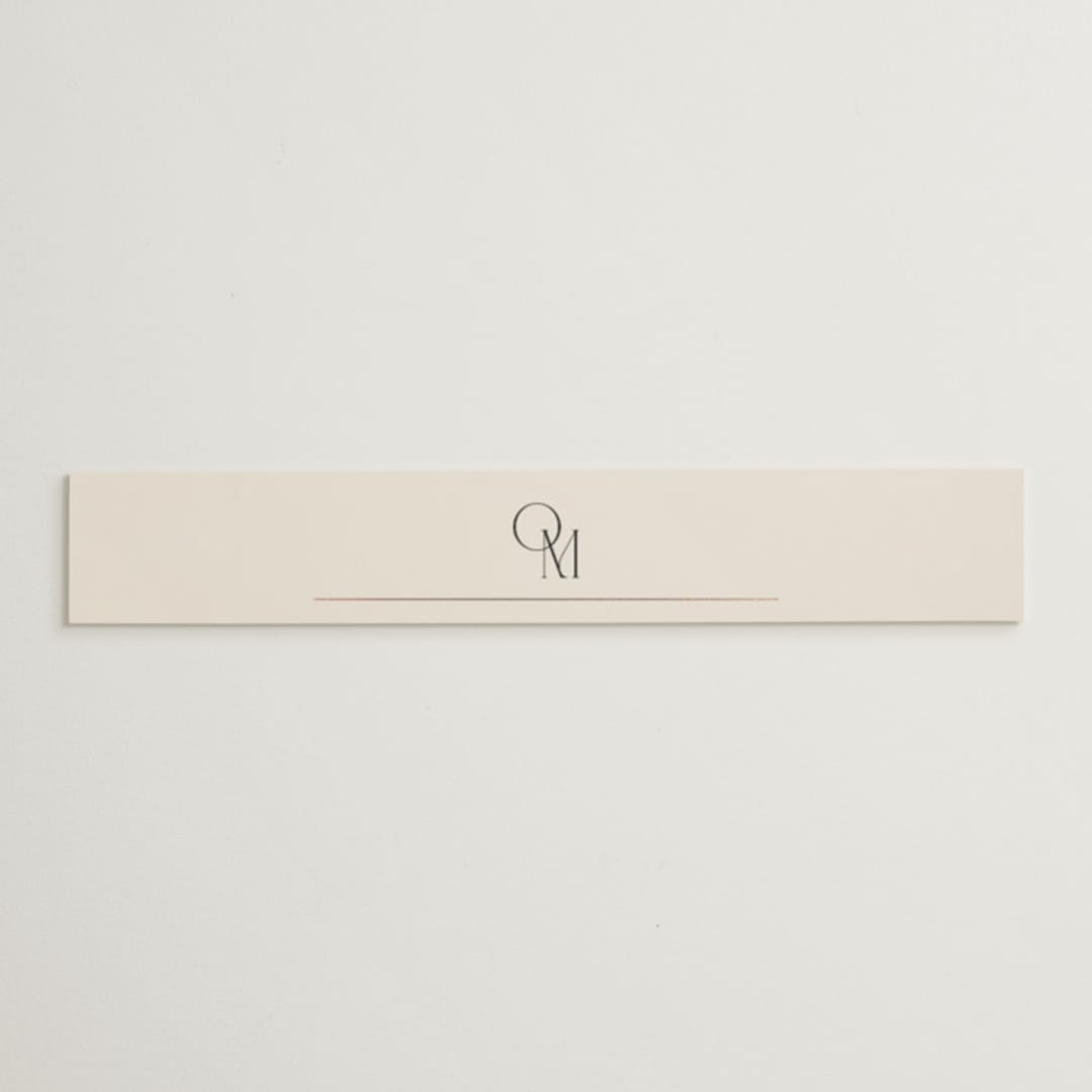 "Modern Corner" - Belly Bands in Linen by Kelly Schmidt - Assembled with Invitation