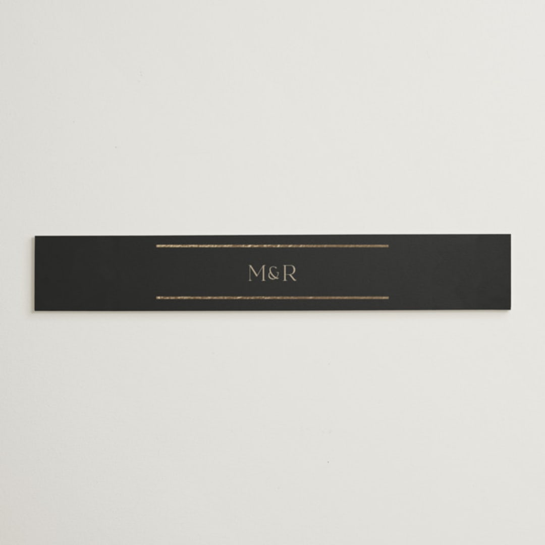 "Timeless Charm" - Belly Bands in Charcoal by Lucrecia Caporale - Assembled with Invitation