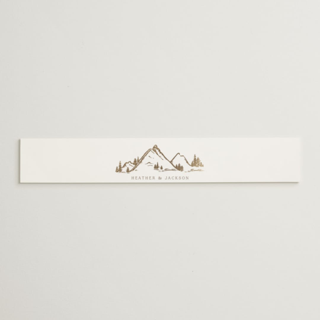 "Colorado" - Belly Bands in Earth by Mansi Verma - Assembled with Invitation