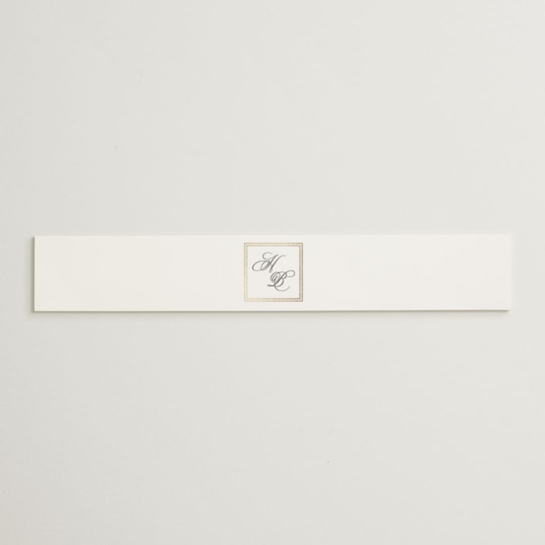 "Traditionalist" - Belly Bands in Snow by Sarah Brown - Assembled with Invitation