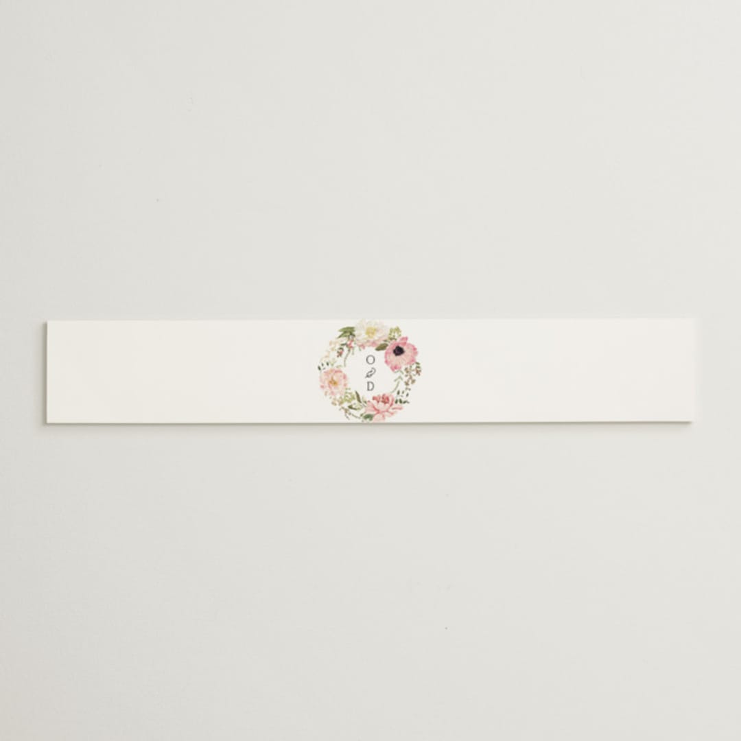 "Timeless Blooms" - Belly Bands in Peony by Susan Moyal - Front