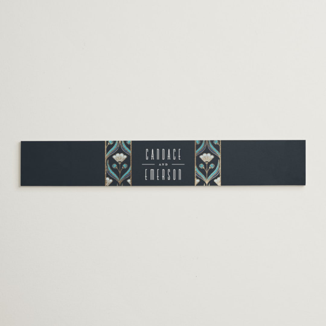 "Deco pattern" - Belly Bands in Cote d'azur by Ana de Sousa - Assembled with Invitation