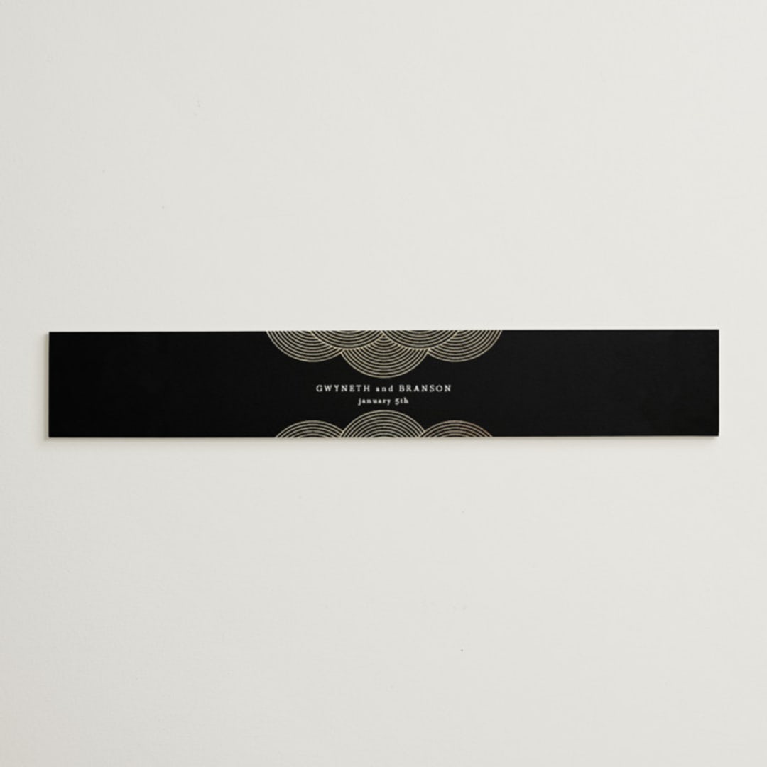 "ionic" - Belly Bands in Onyx by Lori Wemple - Assembled with Invitation