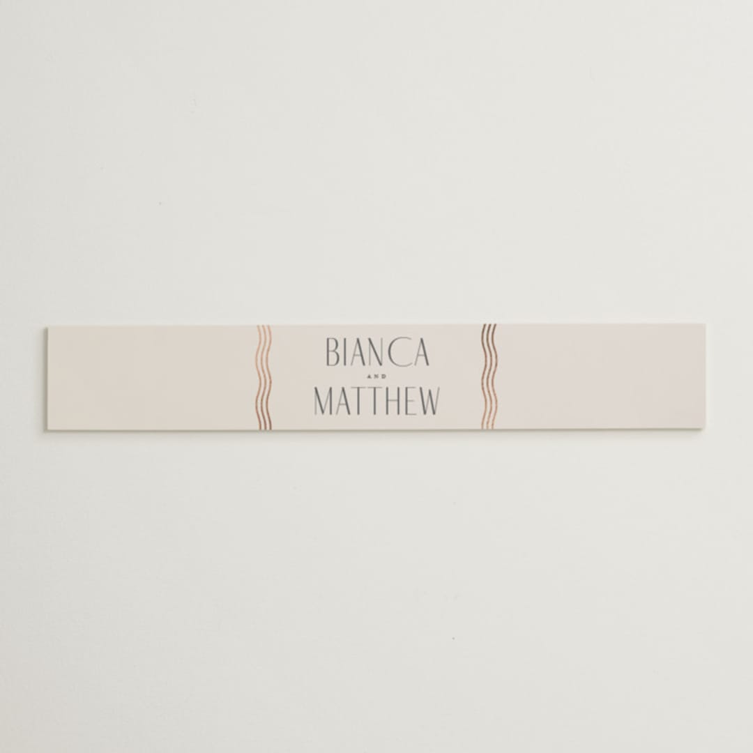 "Newberry" - Belly Bands in Bisque by Kristie Kern - Assembled with Invitation