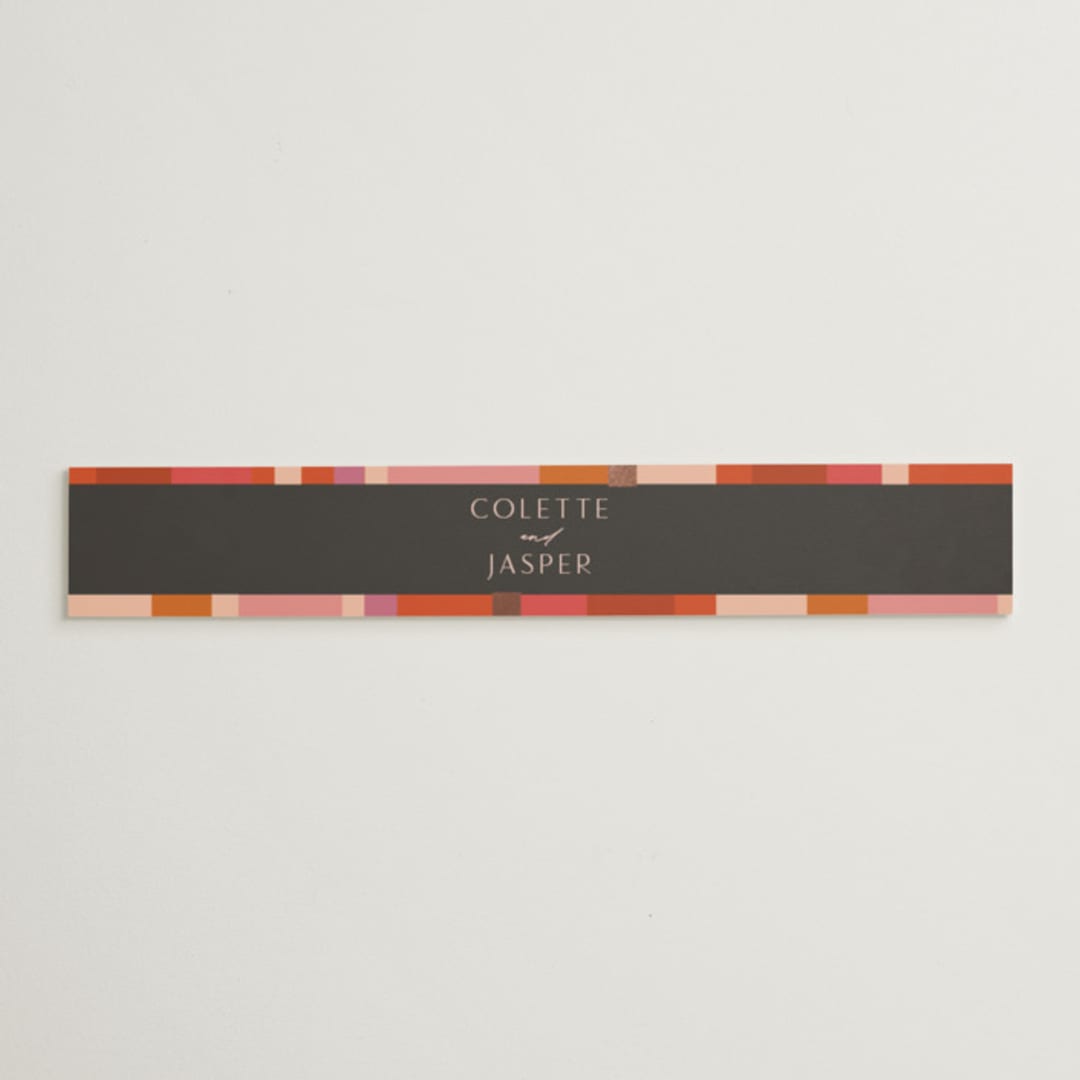 "Patchwork Border" - Belly Bands in Fruit Punch by Morgan Kendall - Assembled with Invitation