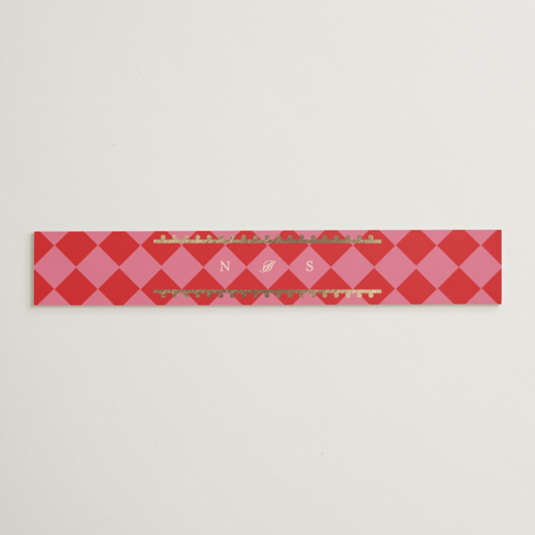 "Mandapam" - Belly Bands in Carnation by Creo Study - Assembled with Invitation