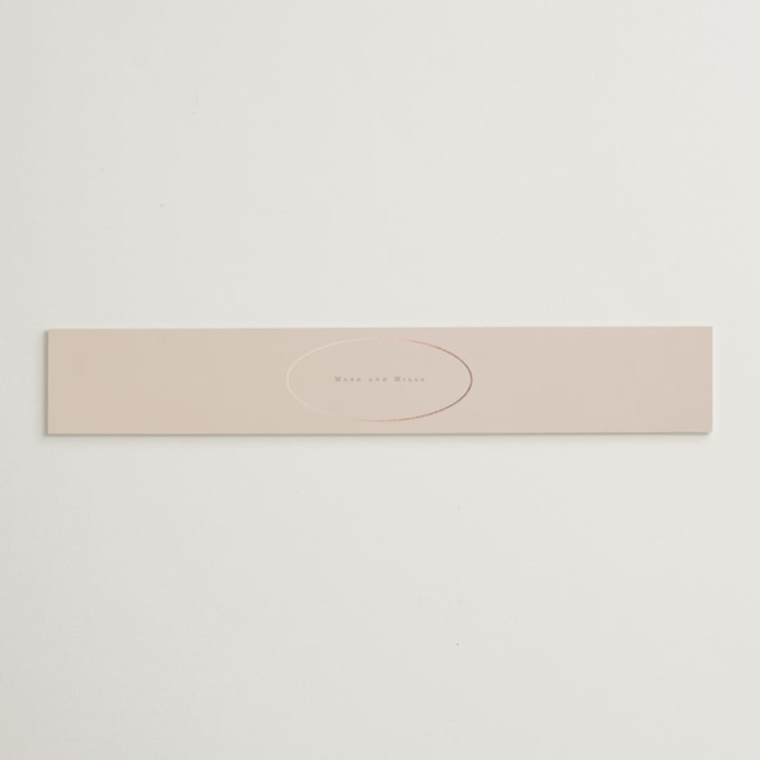 "Champagne" - Belly Bands in Rose by Ani Somi - Assembled with Invitation