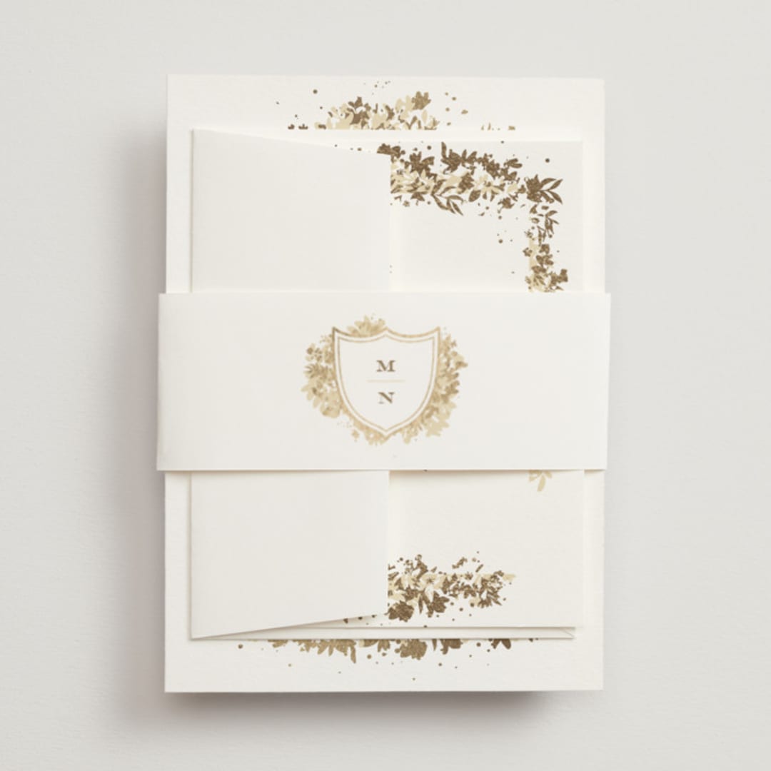 "Heritage" - Belly Bands in Honeysuckle by Leah Bisch - Assembled