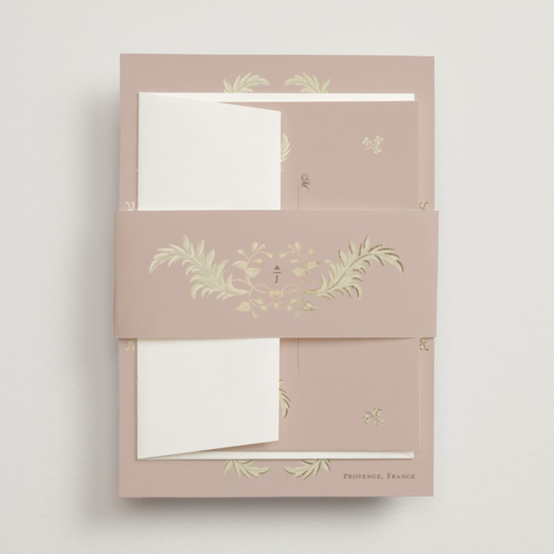 "French Train" - Belly Bands in Rose by Ani Somi - Assembled