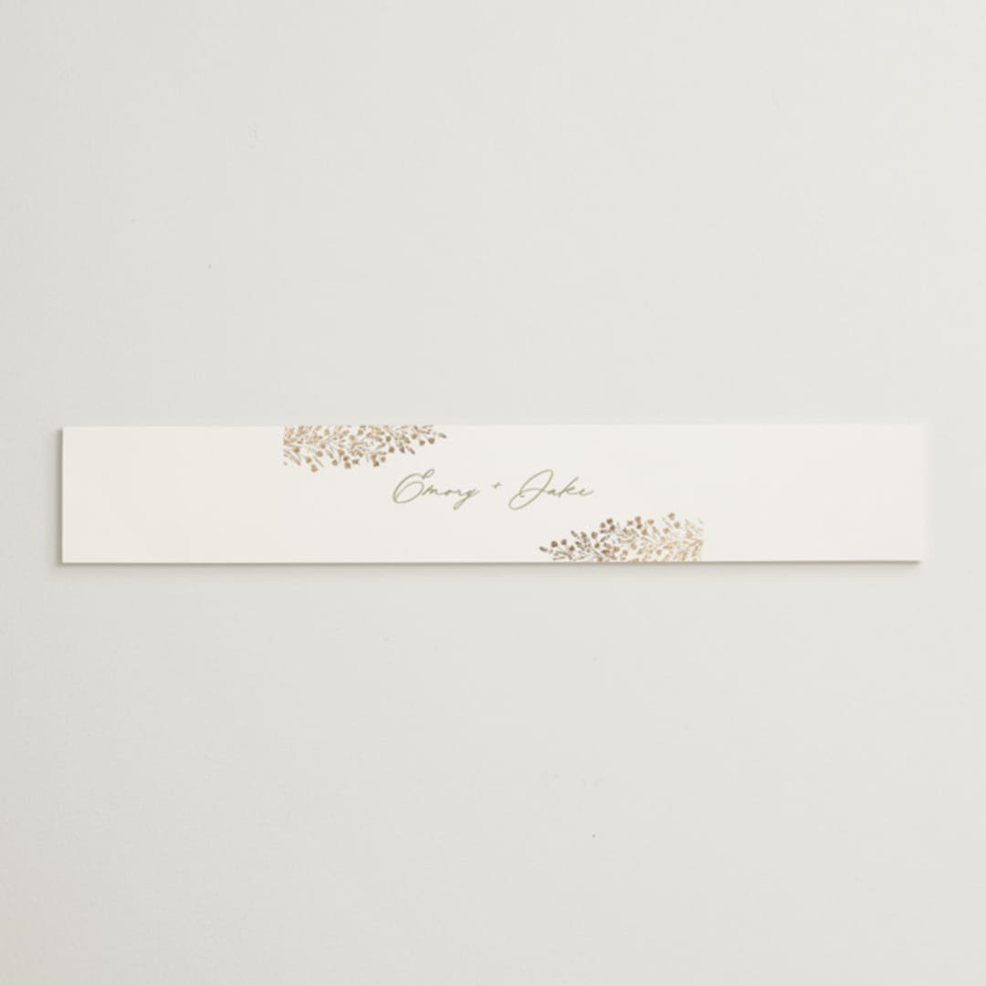 "Villa" - Belly Bands in Leaf by Kristie Kern - Assembled with Invitation