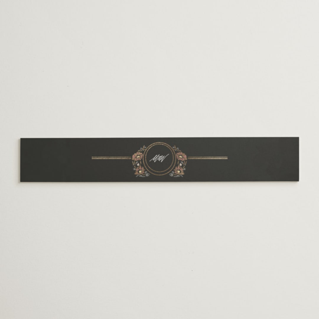 "Timeless Nature" - Belly Bands in Ebony by Ana de Sousa - Assembled with Invitation