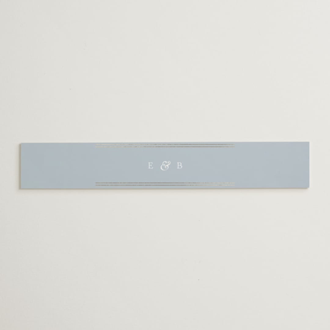 "Meadow" - Belly Bands in Blue Bonnet by Erin L. Wilson - Front