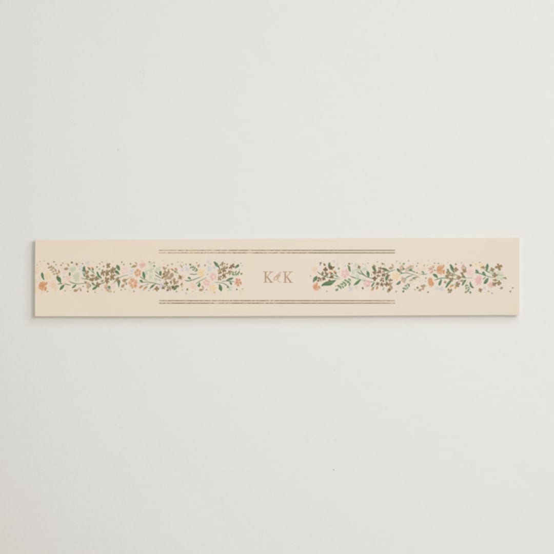 "Esther's garden" - Belly Bands in Ivory by Jennifer Wick - Assembled with Invitation
