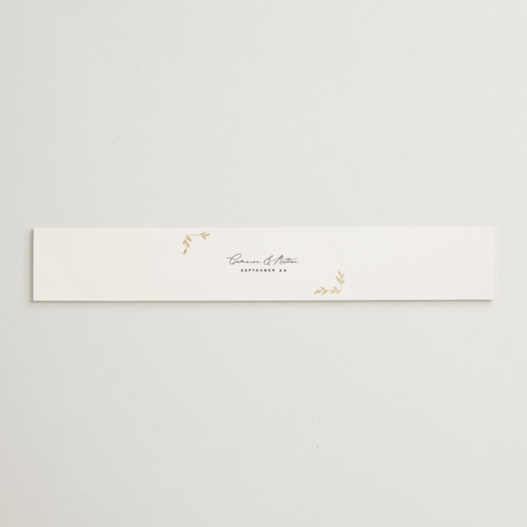 "Courtyard" - Belly Bands in Lily by Owl and Toad - Assembled with Invitation