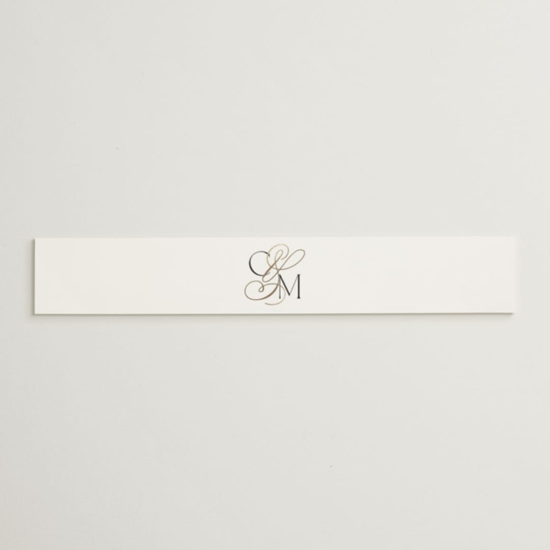 "Golden Ampersand" - Belly Bands in Silk by Kelly Schmidt - Assembled with Invitation