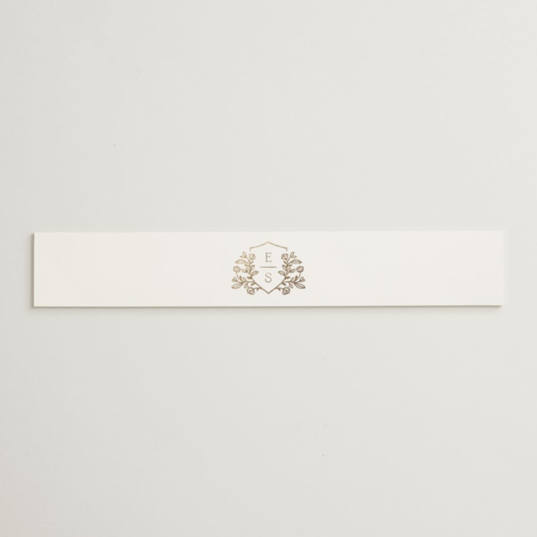 "Gold Crest" - Belly Bands in Ivory by Mansi Verma - Assembled with Invitation