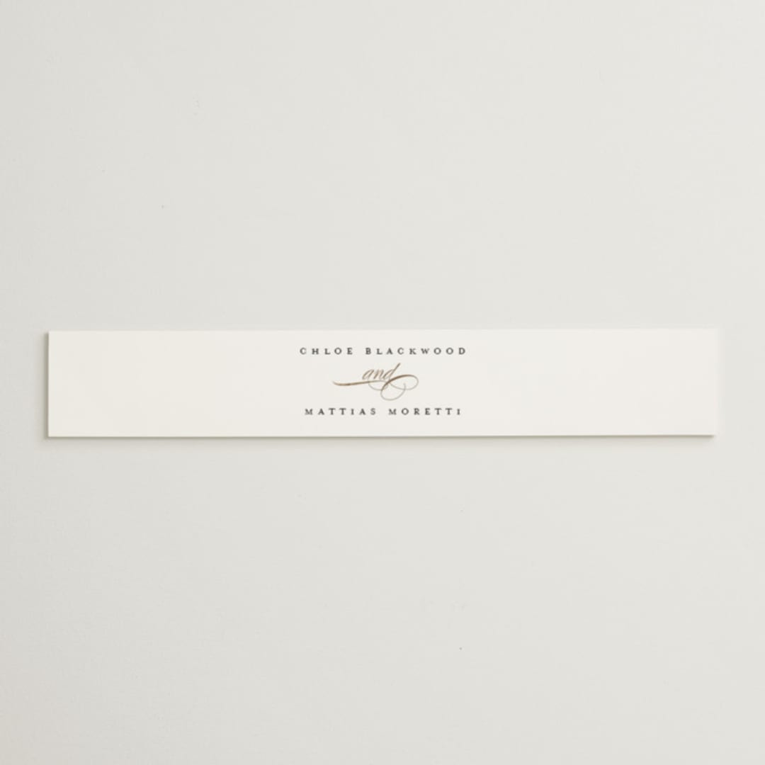 "Timeless" - Belly Bands in Linen by Erica Krystek - Assembled with Invitation