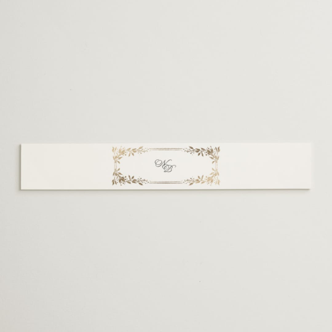 "Lake Como" - Belly Bands in Diamond by Kate Ahn - Assembled with Invitation