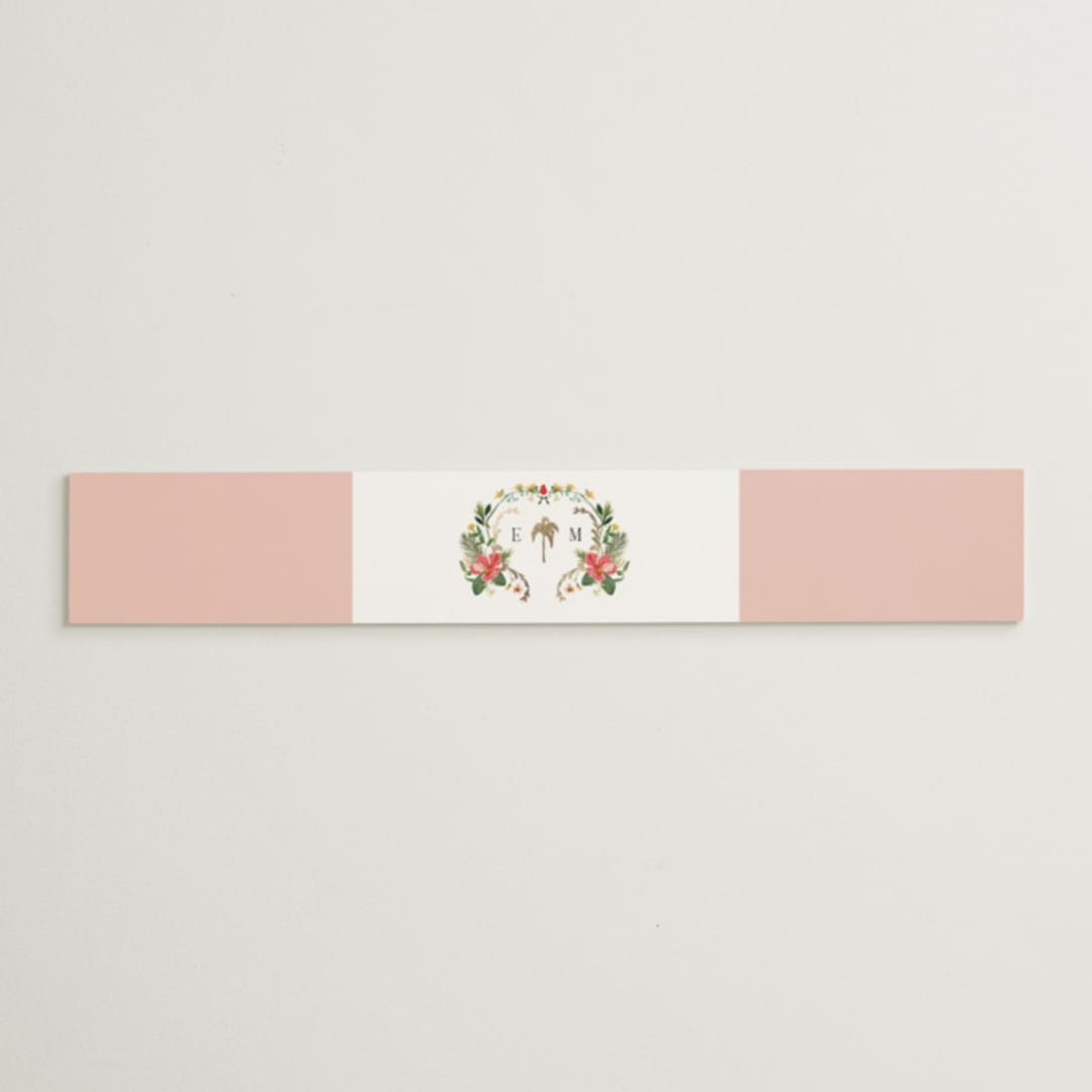 "Tropica" - Belly Bands in Papaya by Susan Moyal - Assembled with Invitation