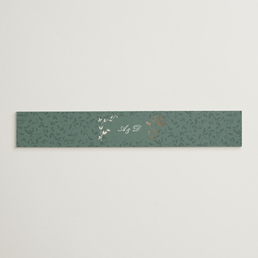 "Southern Romance" - Belly Bands in Eucalyptus by Simona Camp - Assembled with Invitation