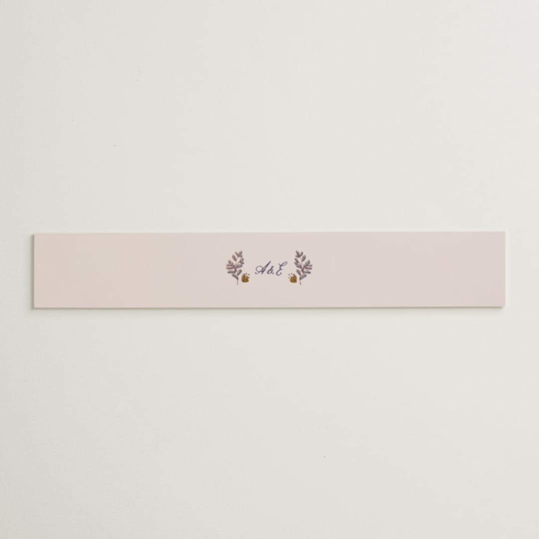 "Together in Bloom" - Belly Bands in Wisteria by Monika Konieczna - Assembled with Invitation