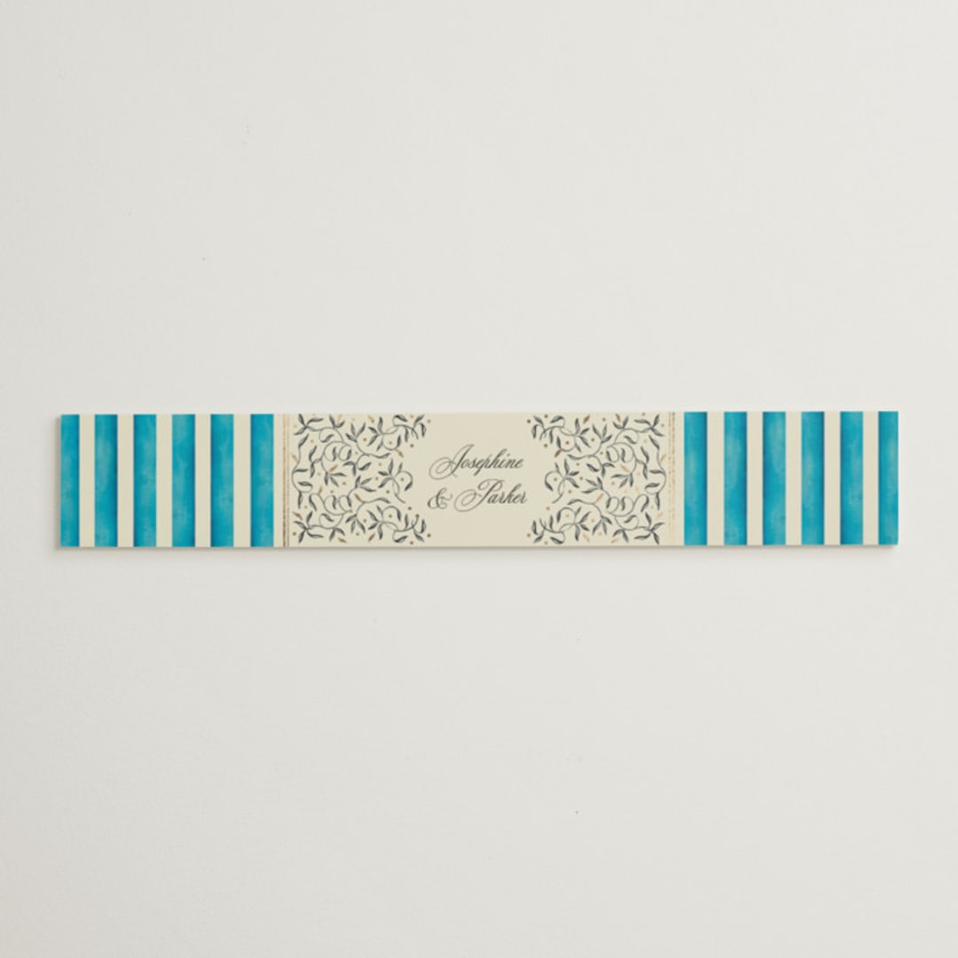 "Josephine" - Belly Bands in Marine by Jackie Crawford - Assembled with Invitation