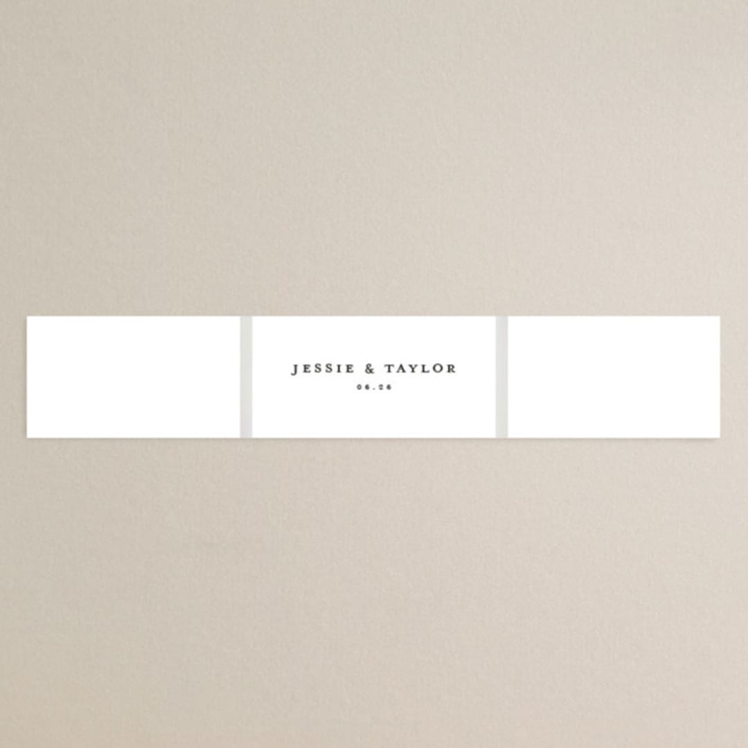 "Lasting love" - Gloss-Press® Belly Bands in Moonstone by Stacey Meacham - Assembled with Invitation