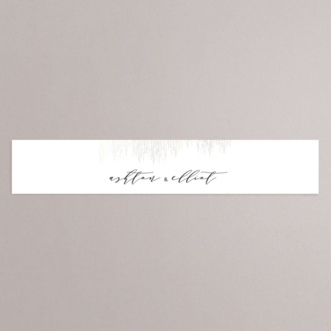 "Sparkle + Shine" - Gloss-Press® Belly Bands in Silk by Kristie Kern - Assembled with Invitation