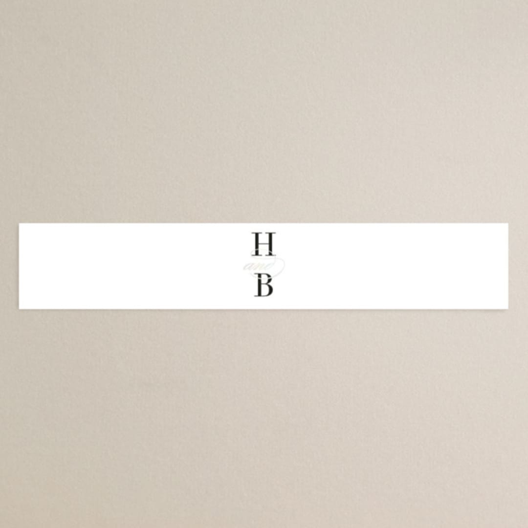 "Gilded Frame" - Gloss-Press® Belly Bands in Snow by Stacey Meacham - Assembled with Invitation