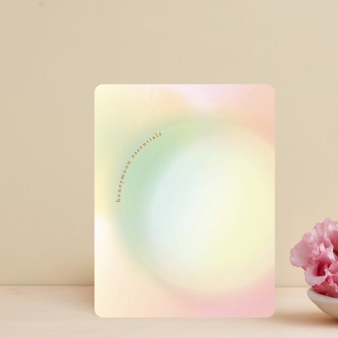 "unicorns" - Bridal Shower Insert Cards in Candy by Phrosné Barwood - Front