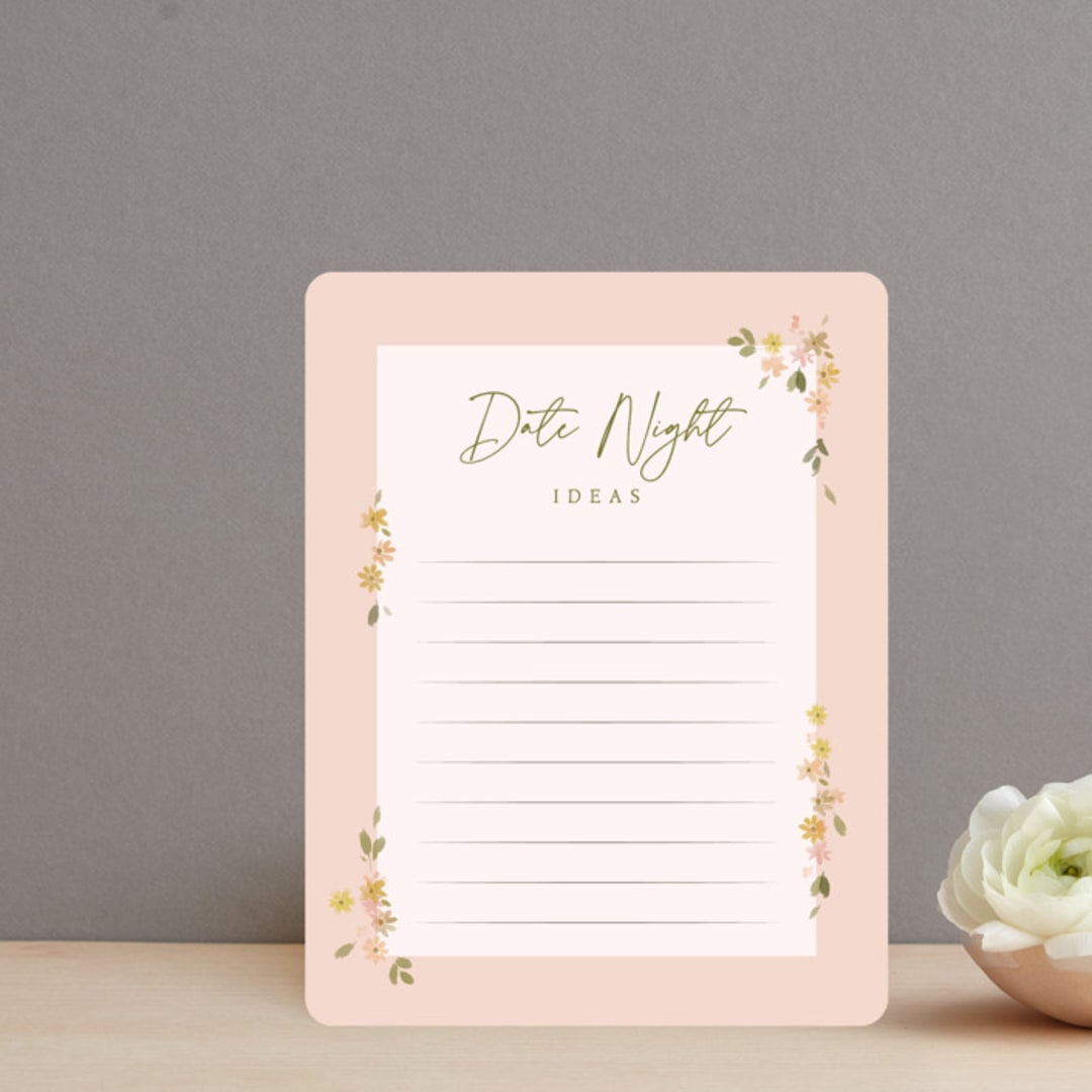 "Boho Branch" - Bridal Shower Insert Cards in Cream by Robert and Stella - Front