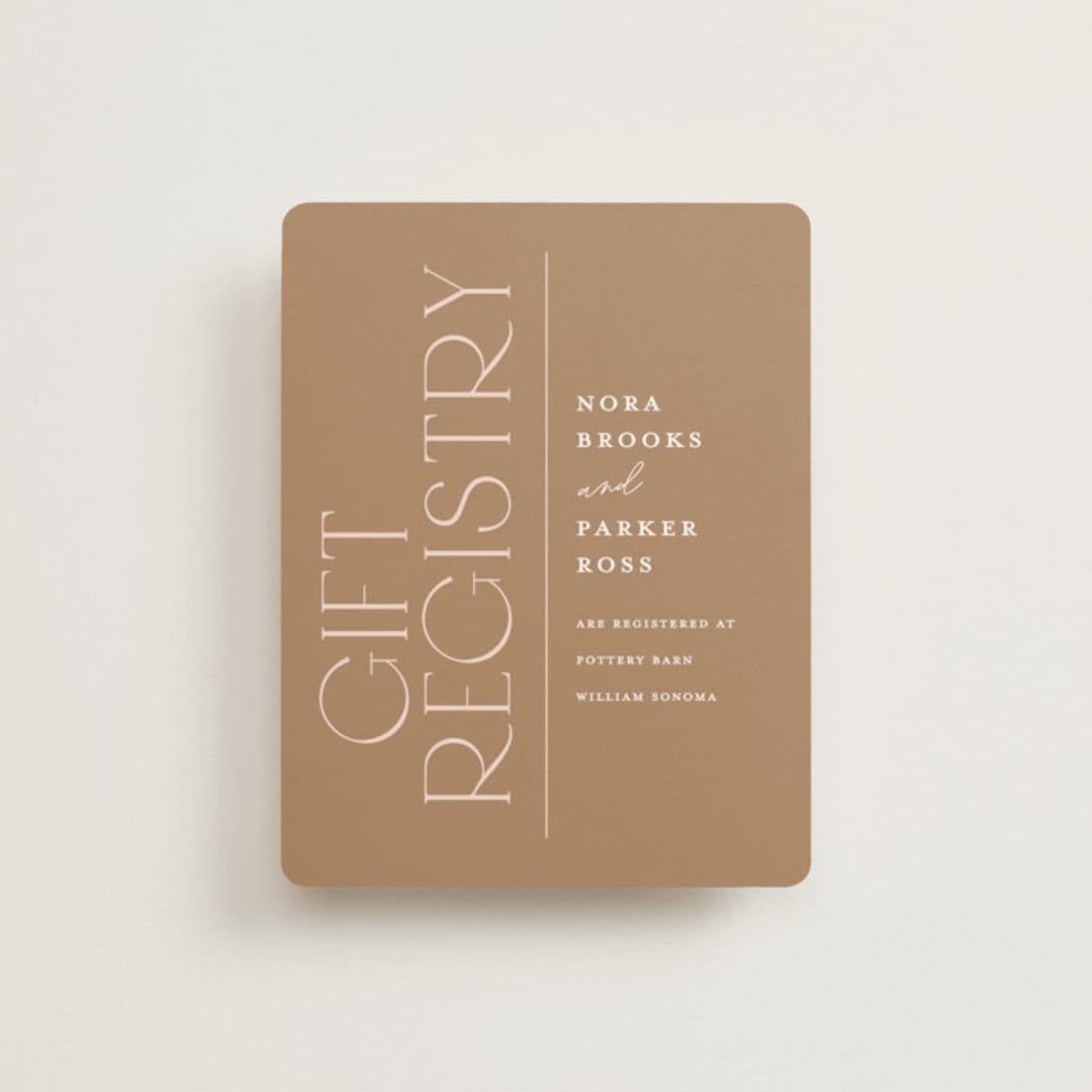 "Pretty in Pink" - Bridal Shower Insert Cards in Wildflower by Pixel and Hank - Front