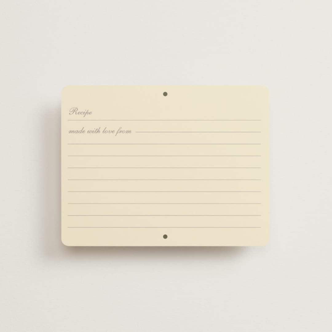 "Pearls" - Bridal Shower Insert Cards in Cream by Baumbirdy - Front