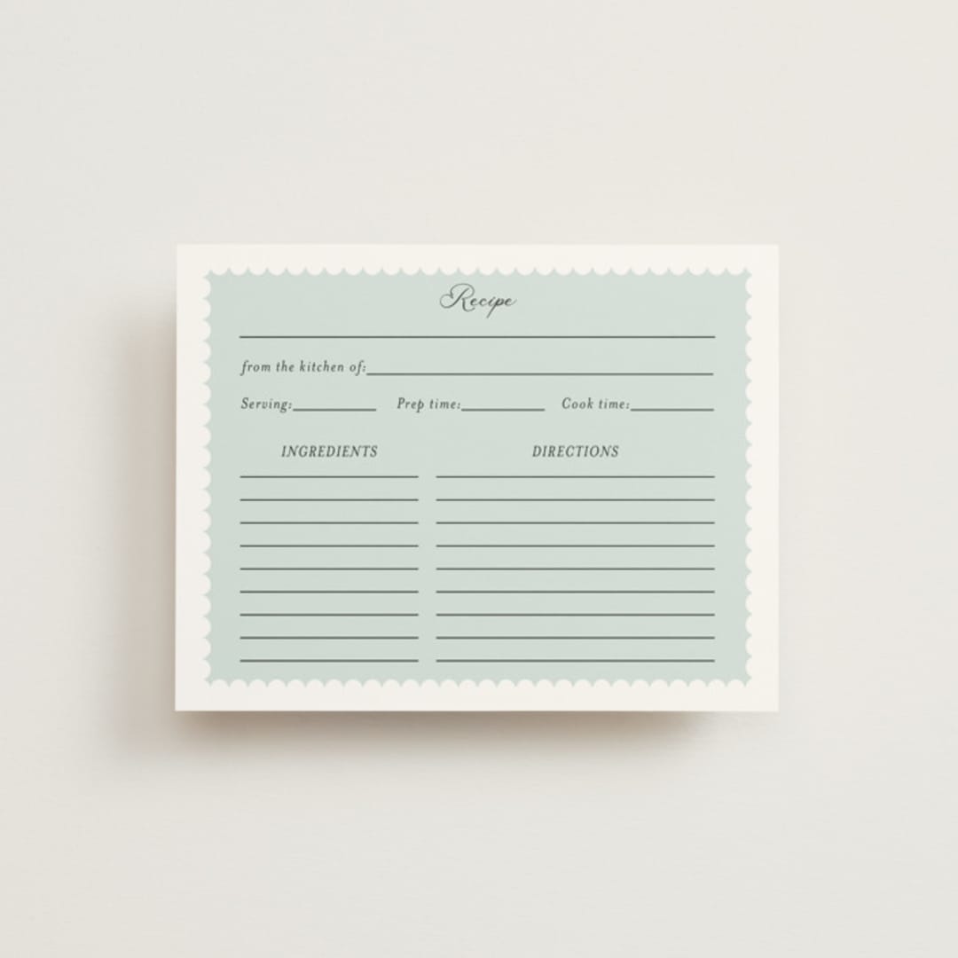 "Blooming" - Bridal Shower Insert Cards in Blush by Susan Moyal - Front