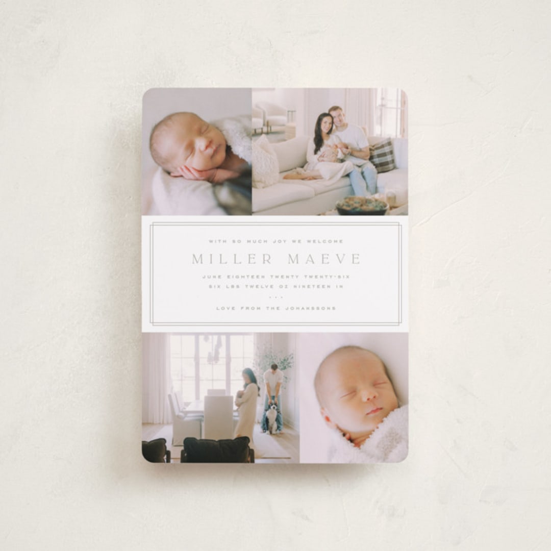 "camden" - Birth Announcements in Latte by Kristie Kern - Front