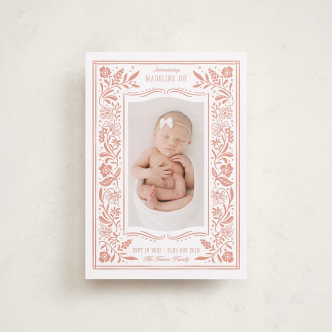 "Storybook" - Birth Announcements in Sweet by Erin German - Front