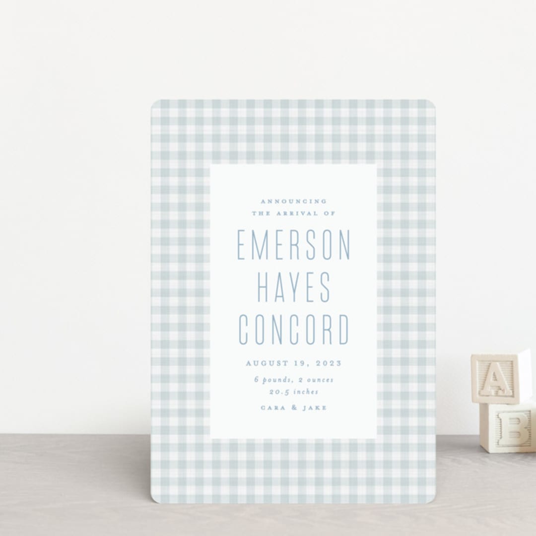 "Charming" - Birth Announcements in Cloud by Lea Delaveris - Front