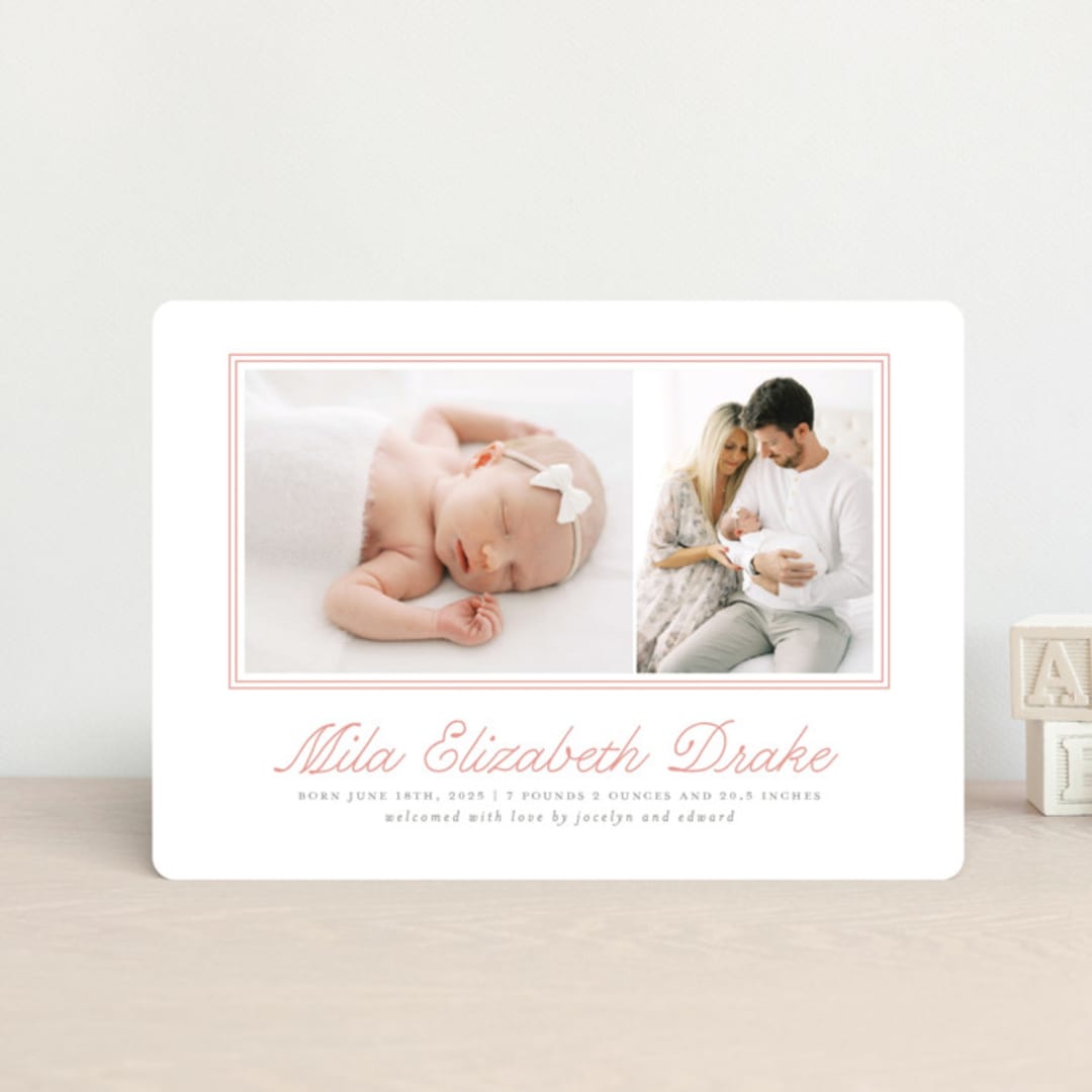 "Byline" - Birth Announcements in Melon by Laura Hankins - Front