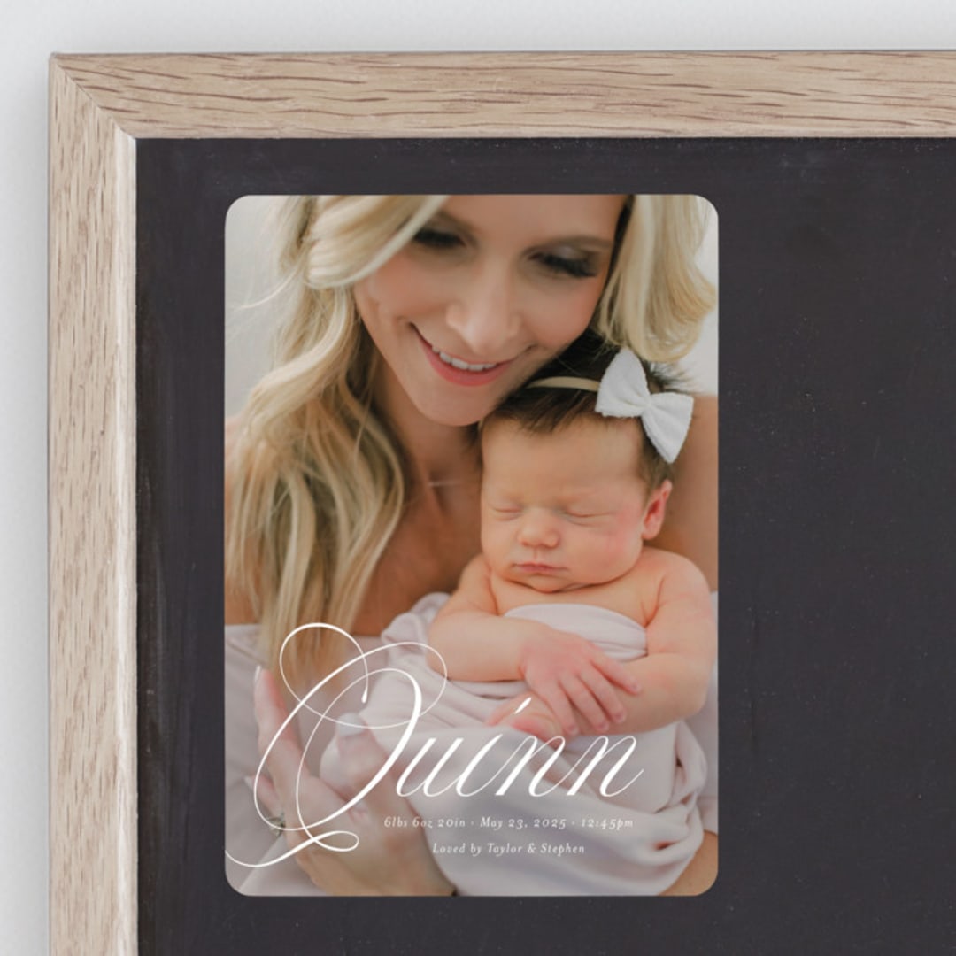 "elegant name" - Birth Announcements in Owlet by Jackie Crawford - Front