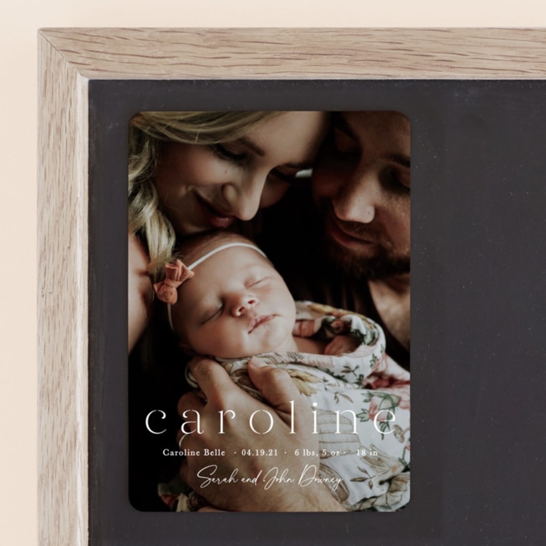 "Classically Stated" - Birth Announcements in Sugar by Sara Hicks Malone - Front