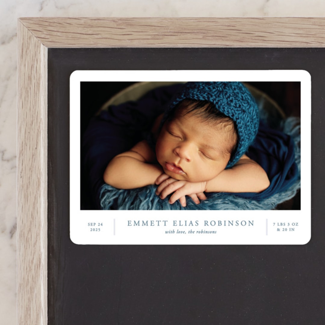 "With Love" - Birth Announcements in Lake by Vanessa Doyle - Front