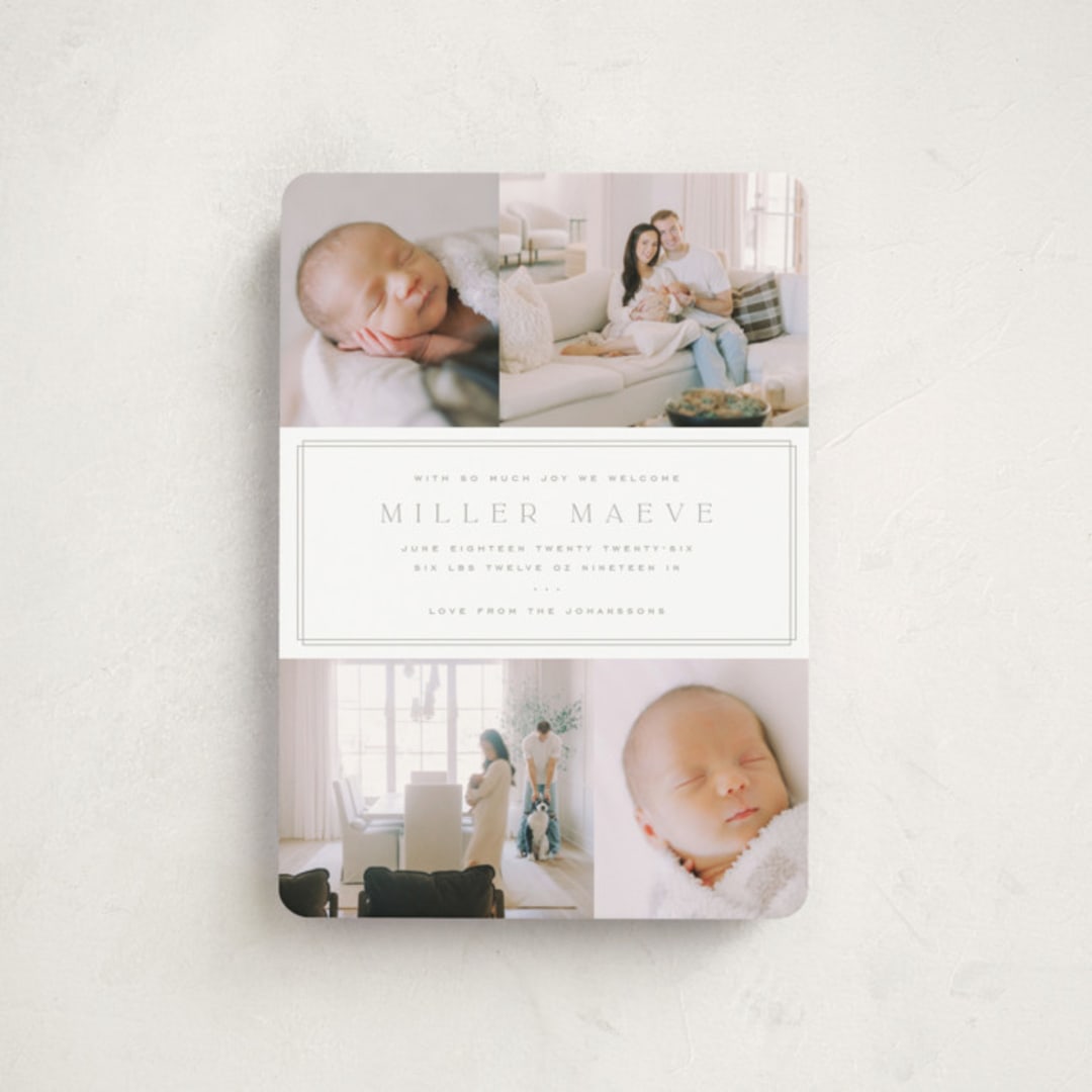"camden" - Birth Announcements in Latte by Kristie Kern - Front