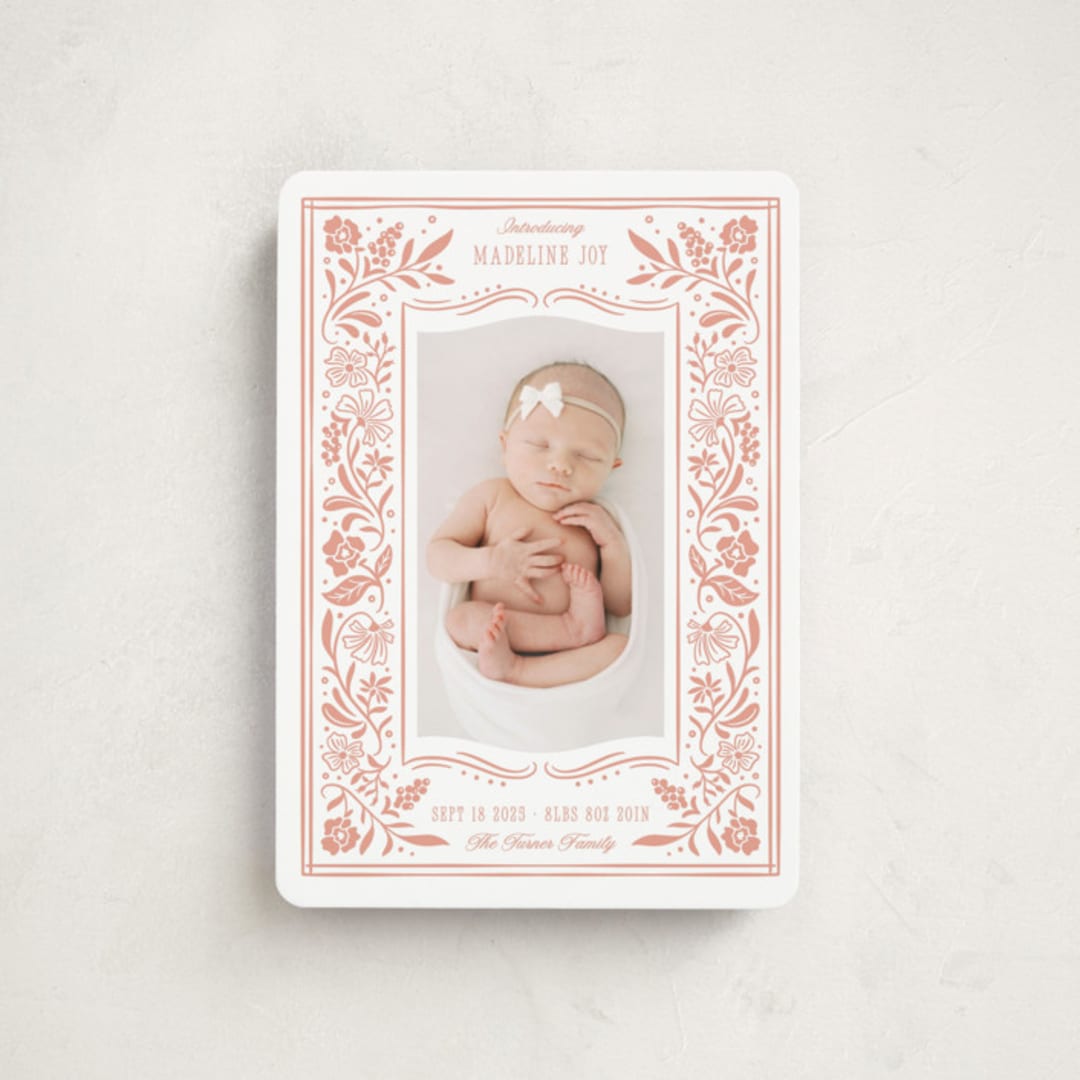 "Storybook" - Birth Announcements in Sweet by Erin German - Front