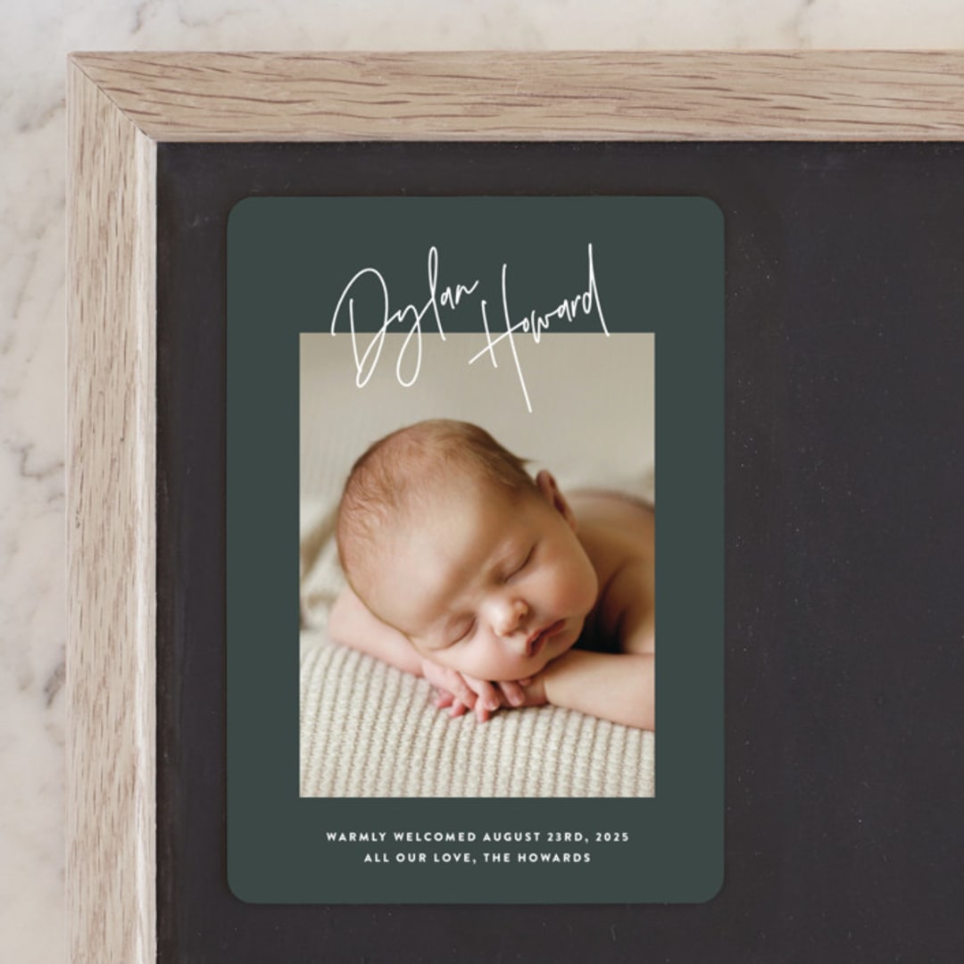"headline" - Birth Announcements in Hunter by JoAnn Jinks - Front