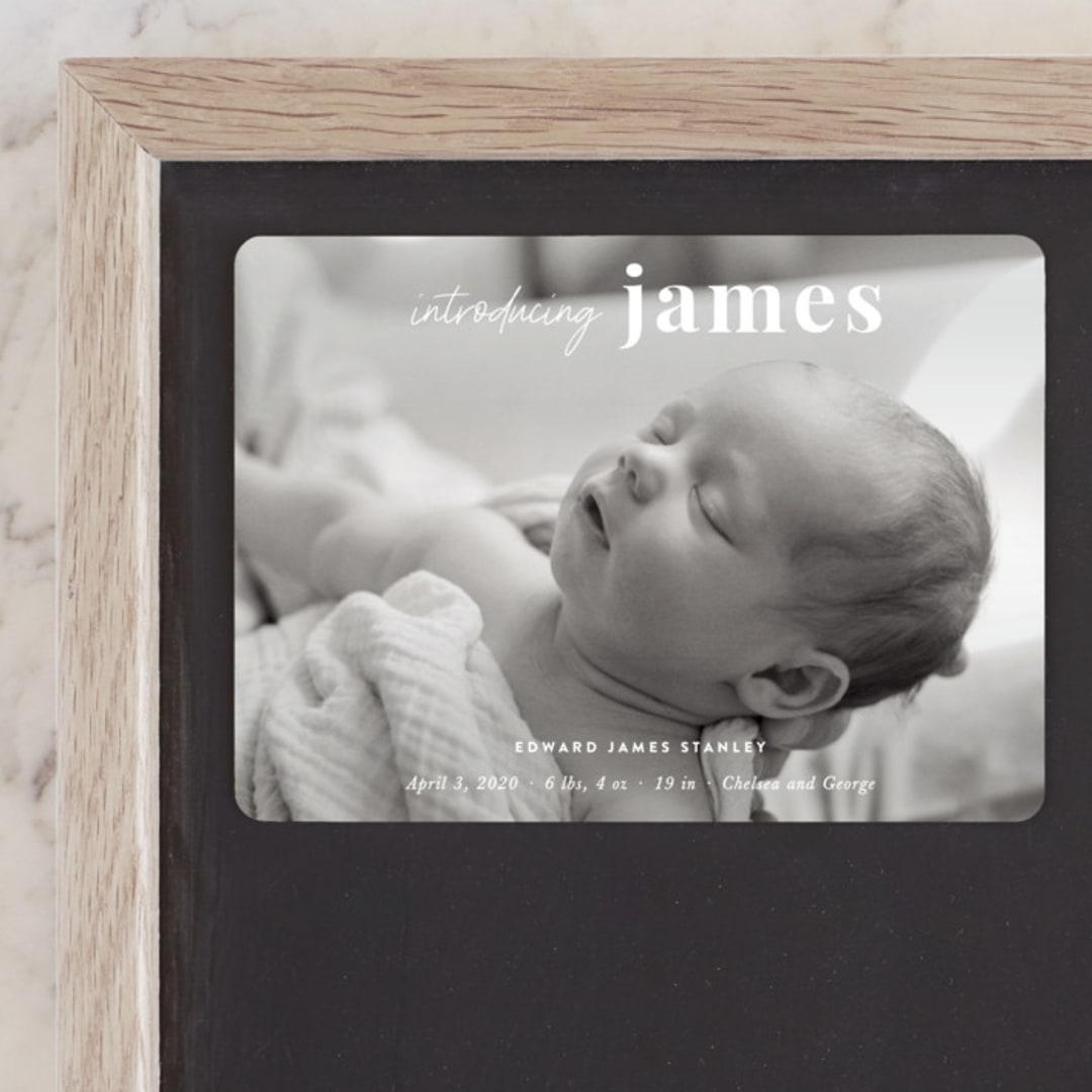 "Introduction" - Birth Announcements in Cloud by Sara Hicks Malone - Front