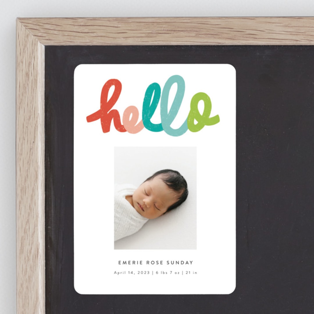 "hello doodle" - Birth Announcements in Dream by Stephanie Hawkes - Front