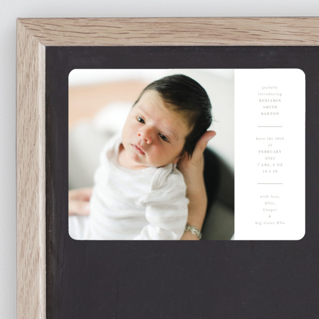 "Tarrytown" - Birth Announcements in Fawn by Megan Davis - Front