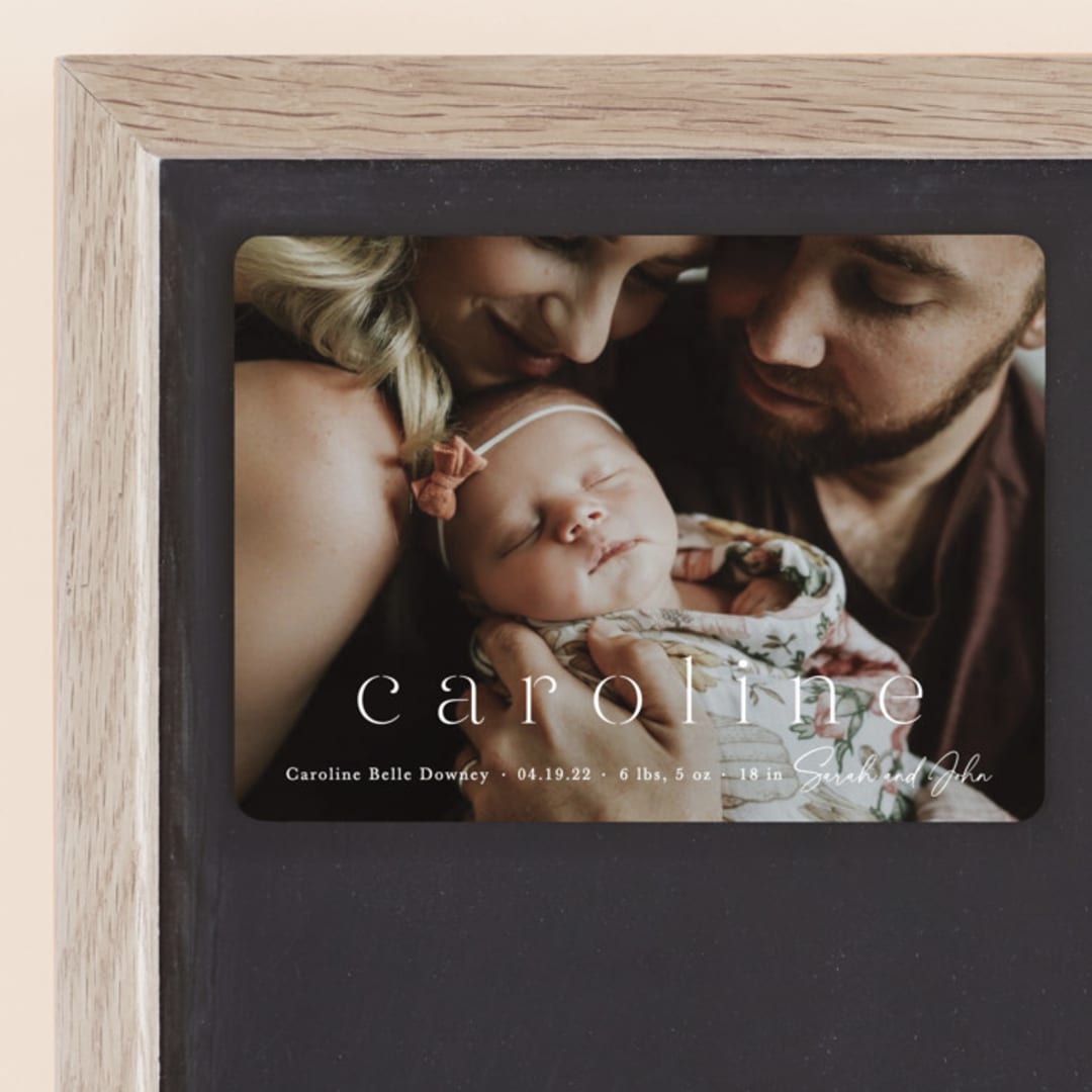 "Classically Stated" - Birth Announcements in Sugar by Sara Hicks Malone - Front