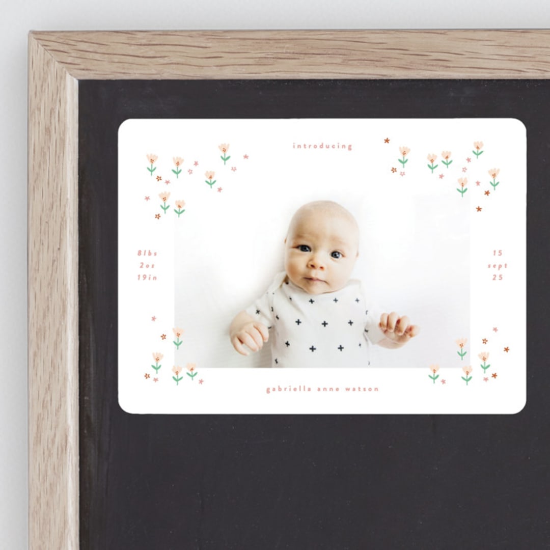 "tiny blooms" - Birth Announcements in Spring by Phrosné Barwood - Front